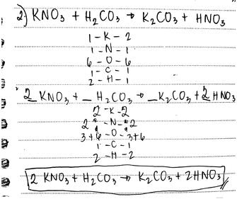 Chemical Balancing